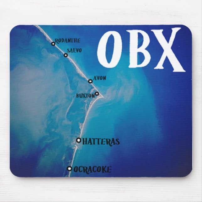 Southern OBX map Mouse Mat (Front)