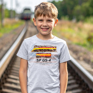 Southern Pacific GS-4 Daylight Locomotive profile T-Shirt