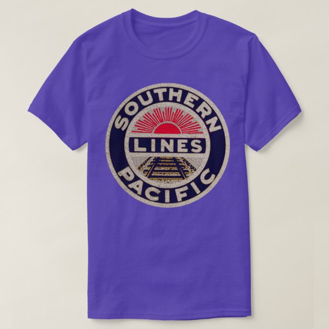 Southern Pacific Rail Lines USA T-Shirt (Design Front)
