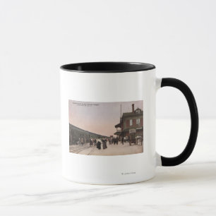 Southern Pacific Railroad Station Mug