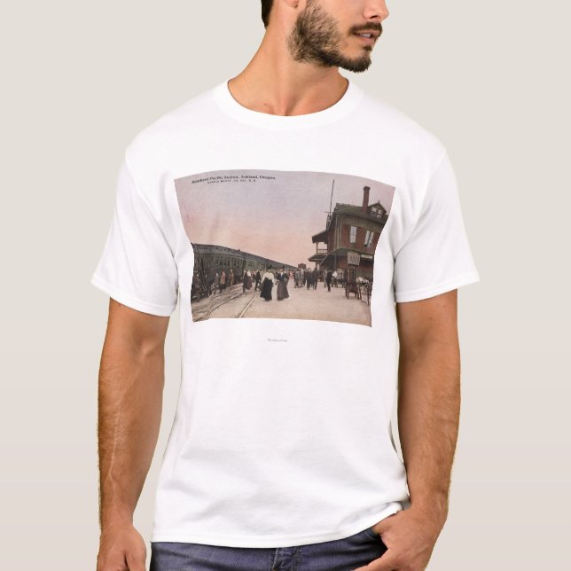 Southern Pacific Railroad Station T-Shirt (Front)