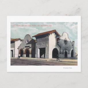 Southern Pacific & Salt Lake Station Postcard