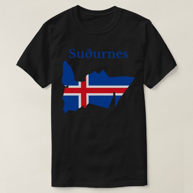 Southern Peninsula Region Iceland T-Shirt (Design Front)