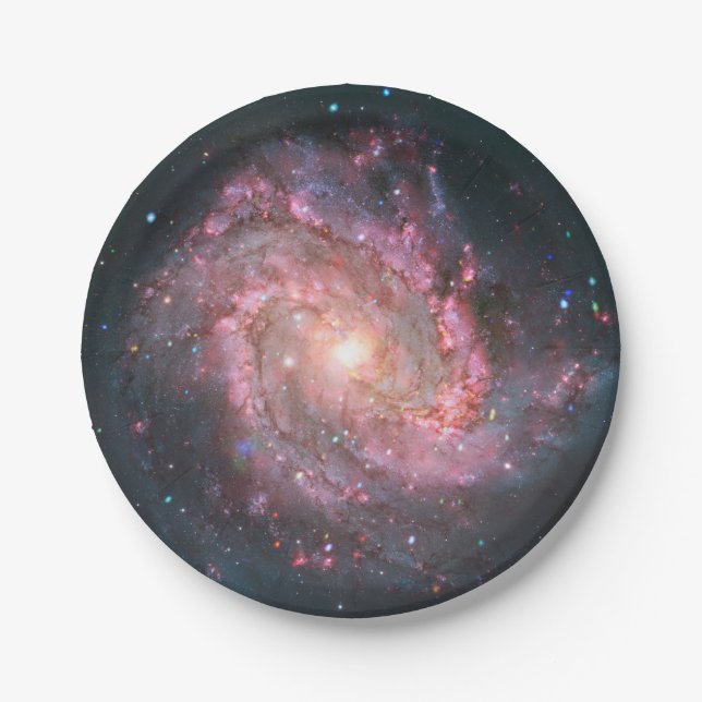 Southern Pinwheel Galaxy Paper Plate (Front)