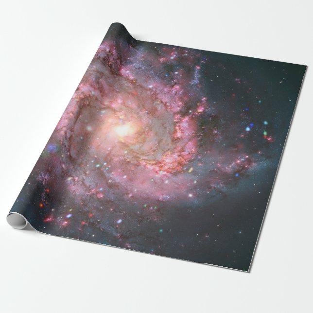 Southern Pinwheel Galaxy Wrapping Paper (Unrolled)