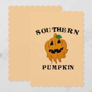 southern pumpkin invitation