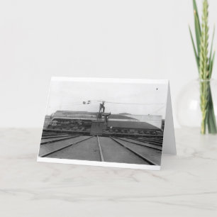 Southern Railway Steam Locomotive on turntable Card