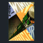 Southern Railways Travel Vintage Art Deco Poster<br><div class="desc">All poster images in this store is DIGITALLY RETOUCHED AND ENHANCED! Sharp crisp colours and blemishes removed! Hi Res reproduction vintage railway posters collection. Southern Railways Travel Poster Advertising.</div>