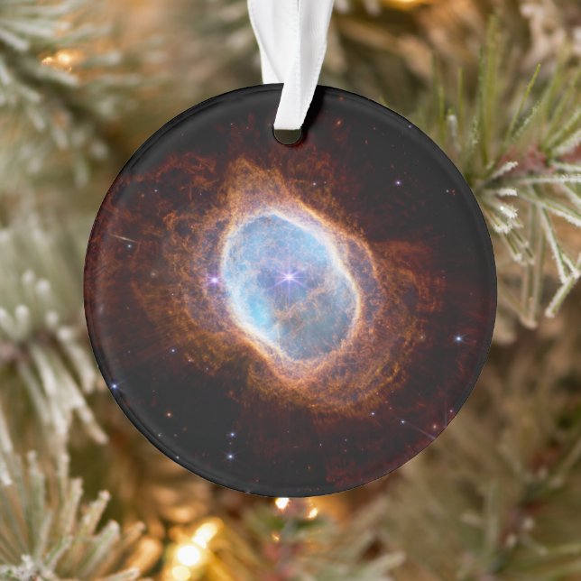 Southern Ring Nebula Space James Webb Telescope Ornament (Tree)
