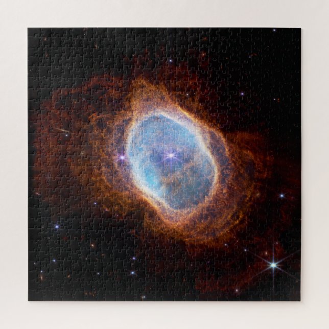 Southern Ring Planetary Nebula | NIRCam | JWST Jigsaw Puzzle (Vertical)