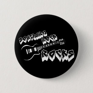 Southern rock music 6 cm round badge
