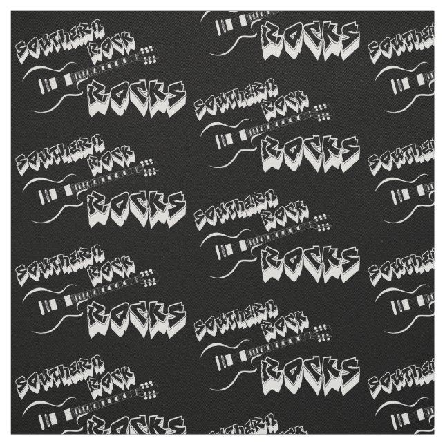 Southern rock music fabric (Swatch)