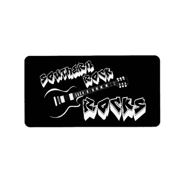 Southern rock music label (Front)