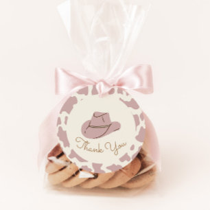 Southern Rodeo Cowgirl Birthday Gift Tags