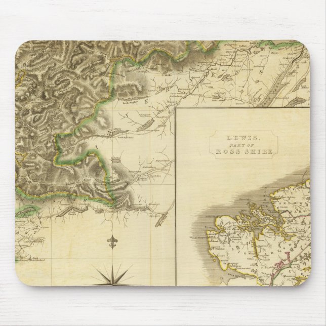 Southern Ross, Cromarty Shires Mouse Mat (Front)