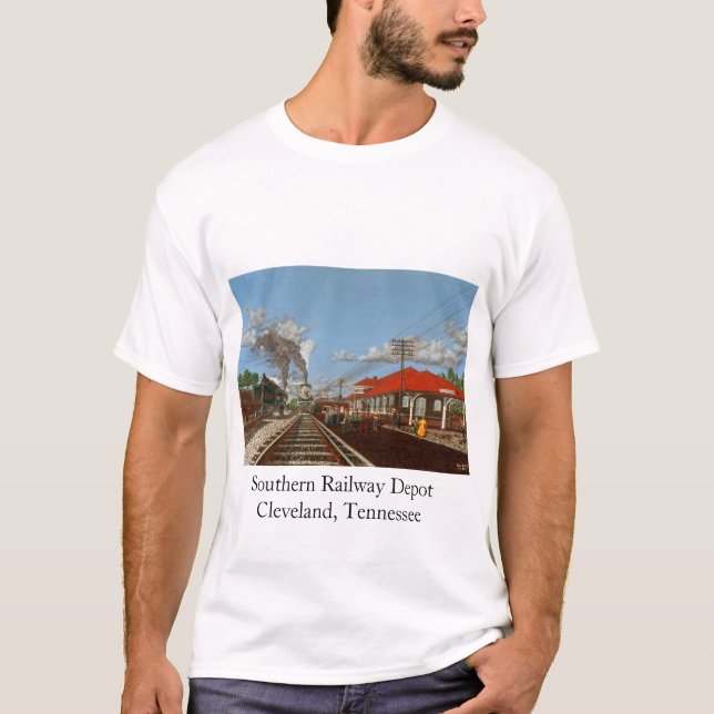 Southern Rwy Cleveland Depot t-shirt by Tom Rock (Front)