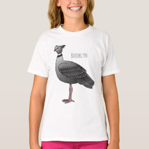 Southern screamer bird cartoon illustration T-Shirt