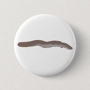 Southern Shortfin Eel 6 Cm Round Badge