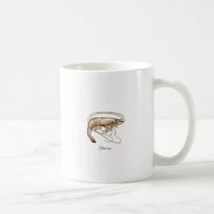 Southern Shrimp Art Logo Coffee Mug
