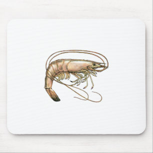 Southern Shrimp Art Mouse Mat