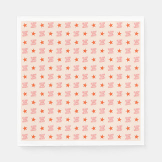 Southern Snark: Bless Your Heart (pink & orange) Napkin