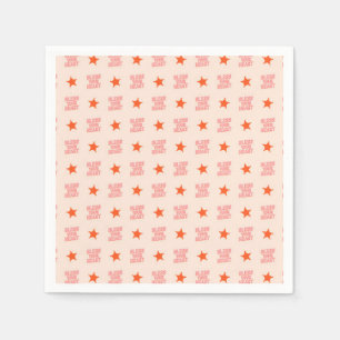 Southern Snark: Bless Your Heart (pink & orange) Napkin