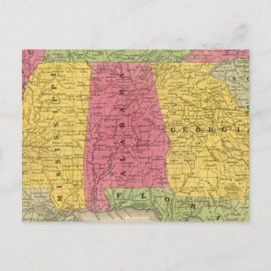 Southern States, USA Postcard