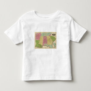 Southern States with South Part of Florida Toddler T-Shirt