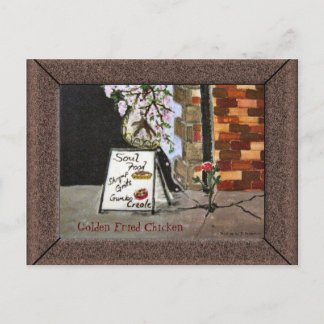 Southern Style Soul Food Postcard