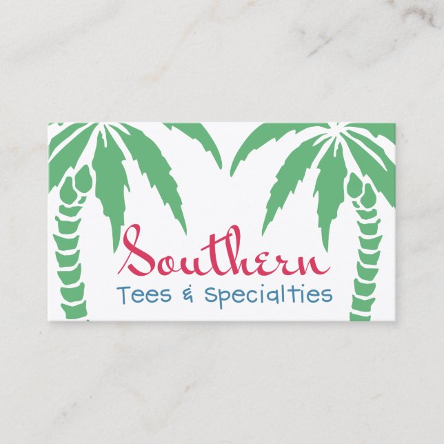 Southern Tees and Specialities Business Card (Front)