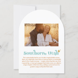 Southern Utah Table Number