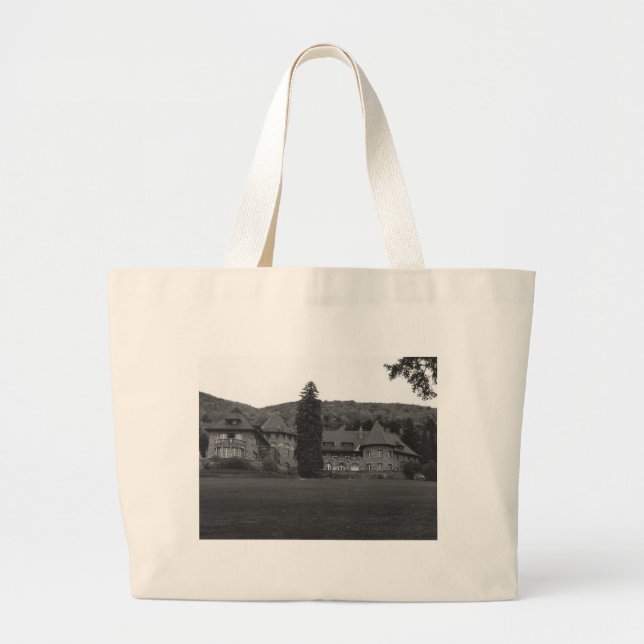 Southern Vermont College Mansion, Bennington Large Tote Bag (Front)
