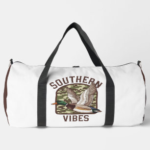 Southern Vibes Flying Duck Camo Duffle Bag