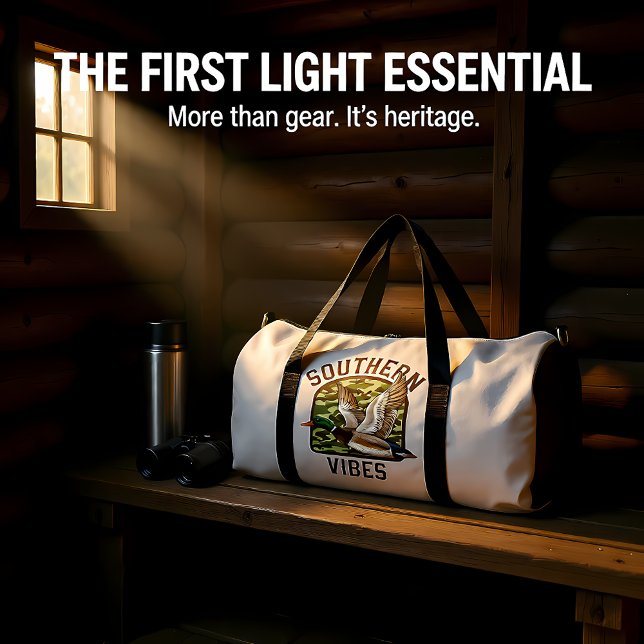 Southern Vibes Flying Duck Camo Duffle Bag (Creator Uploaded)