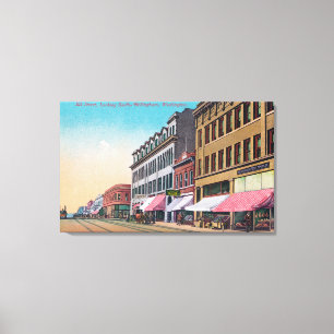 Southern View from Elk StreetBellingham, WA Canvas Print