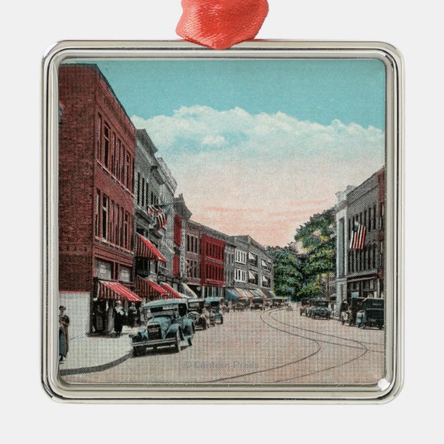 Southern View of Margaret Street Metal Tree Decoration (Front)