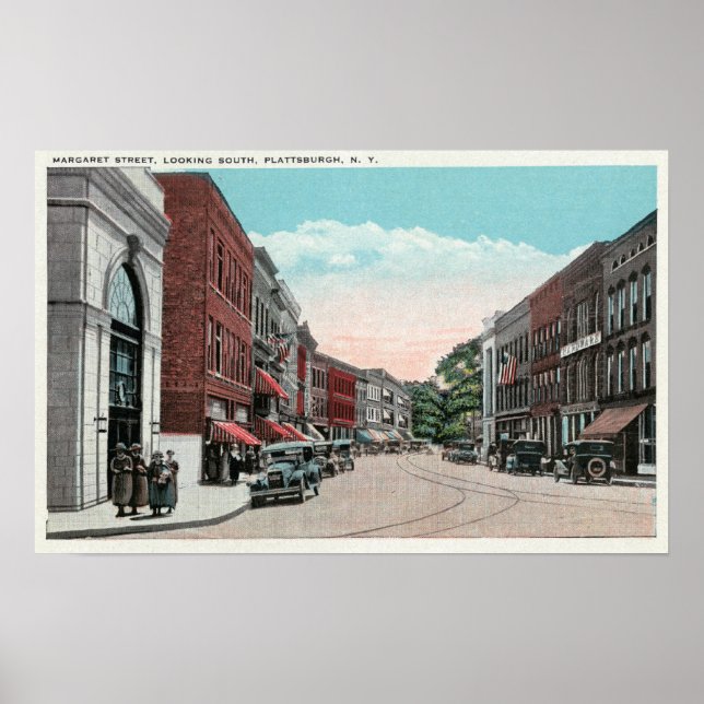 Southern View of Margaret Street Poster (Front)