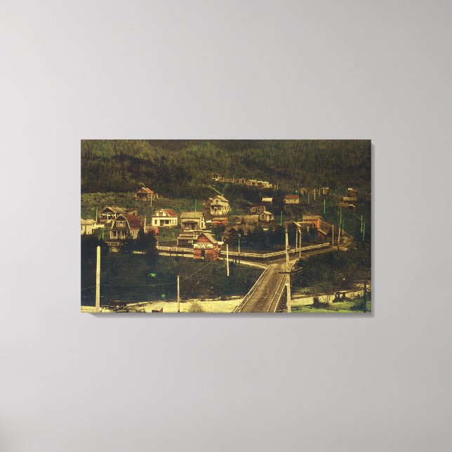 Southern View of Portion of Residence District Canvas Print (Front)