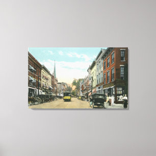 Southern View of Wall Street Canvas Print