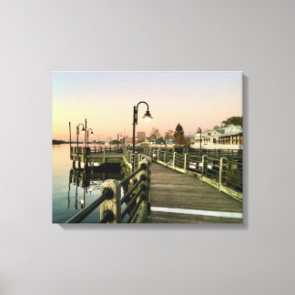 Southern View on Wilmington, NC’s Boardwalk Canvas Print