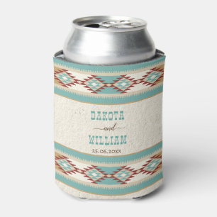 Southern western boho tribal bridal party gifts  can cooler