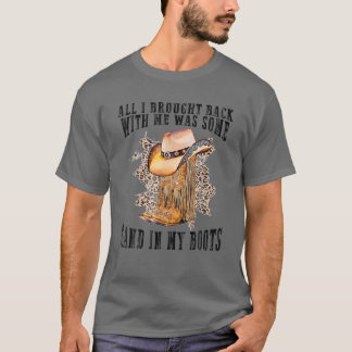 Southern Western Country Music Cowboy Boots Sand I T-Shirt
