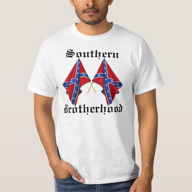 SouthernBrotherhood Flags T-Shirt (Front)