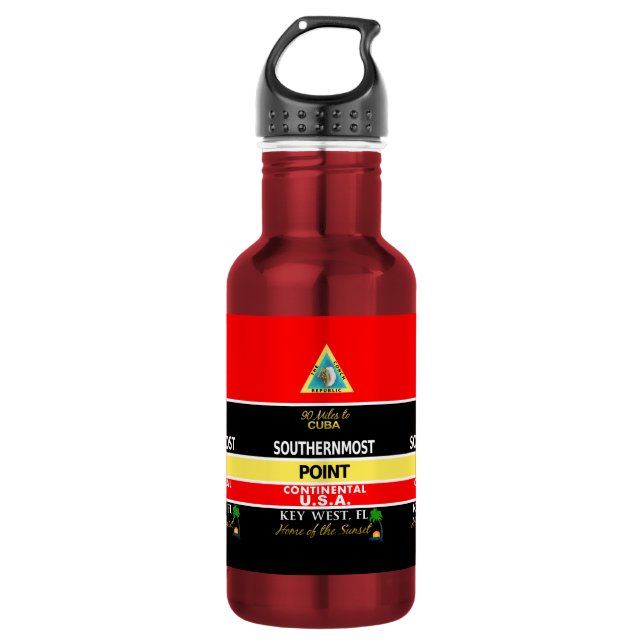 Southernmost Point Buoy Key West 532 Ml Water Bottle (Front)