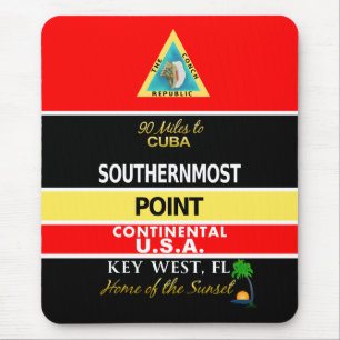 Southernmost Point Buoy Key West Mouse Mat