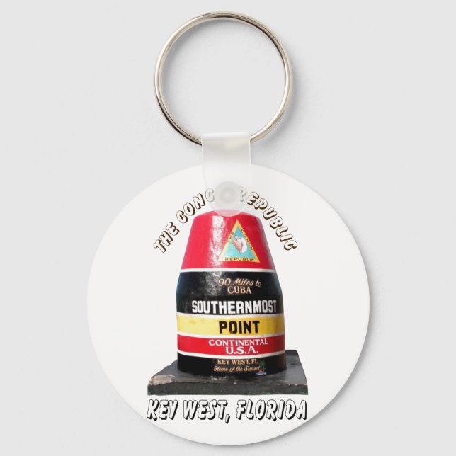 Southernmost Point Key Ring (Front)