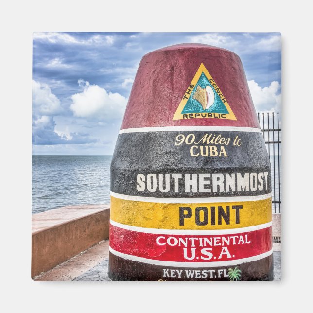 Southernmost Point Key West Magnet (Front)