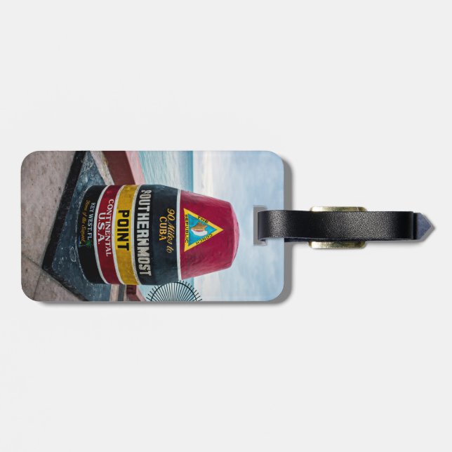 Southernmost Point Luggage Tag (Back Horizontal)