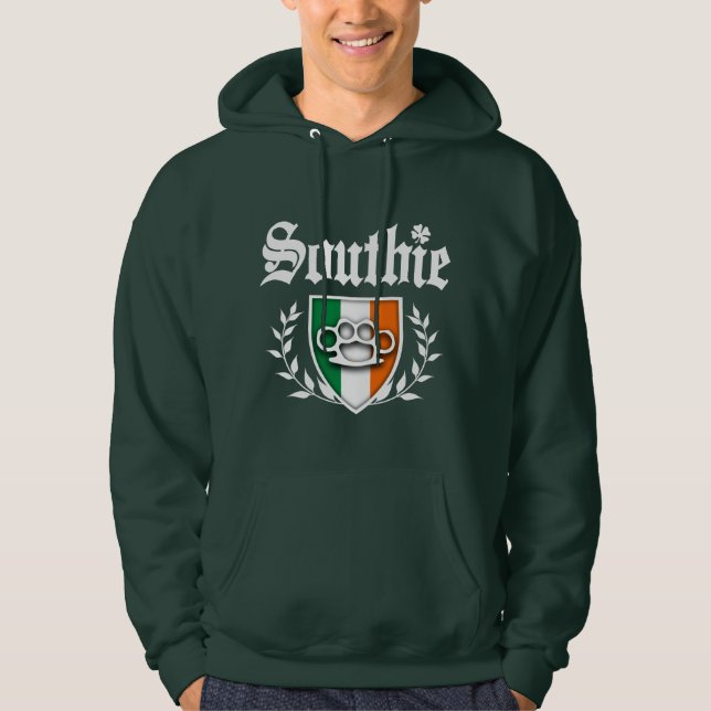 Southie Knuckle Crest Hoodie (Front)