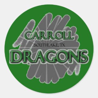 Southlake Carroll Dragons - Southlake, TX Classic Round Sticker